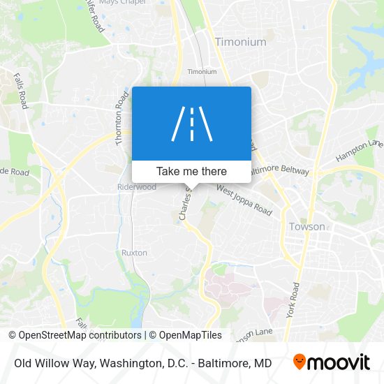 Mapa de Old Willow Way