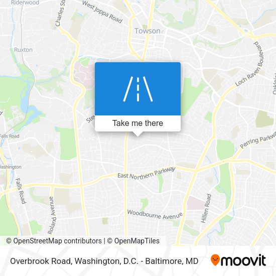 Overbrook Road map