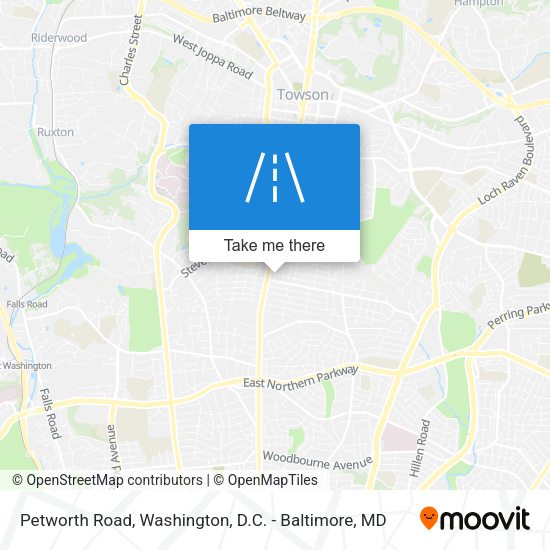 Petworth Road map