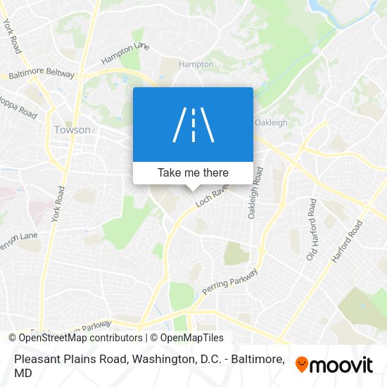 Pleasant Plains Road map