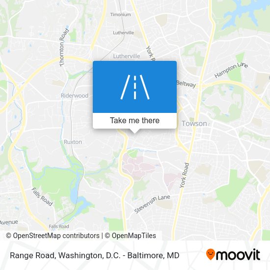 Mapa de Range Road
