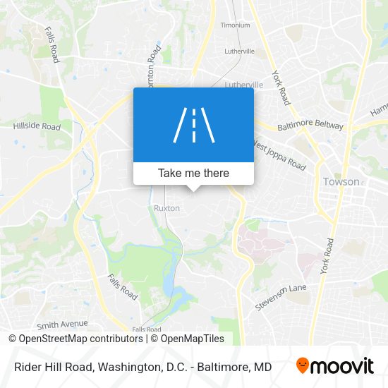 Mapa de Rider Hill Road