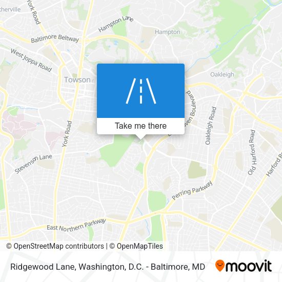Mapa de Ridgewood Lane