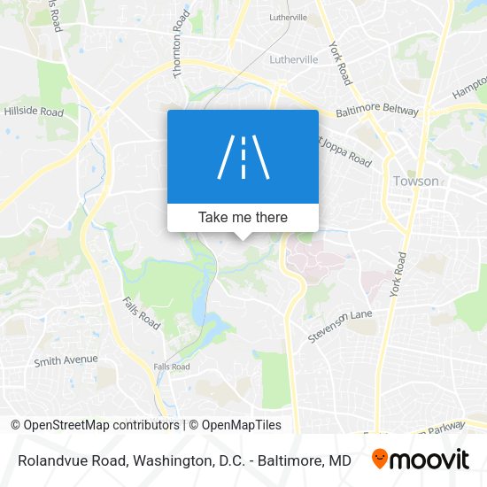 Rolandvue Road map
