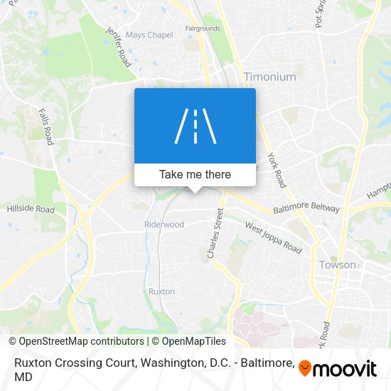 Ruxton Crossing Court map