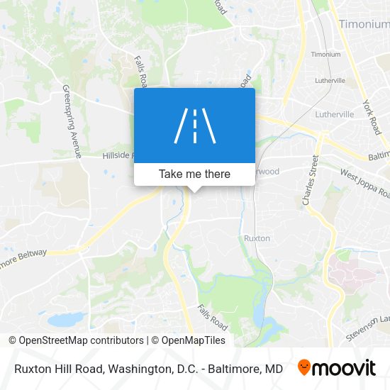 Mapa de Ruxton Hill Road