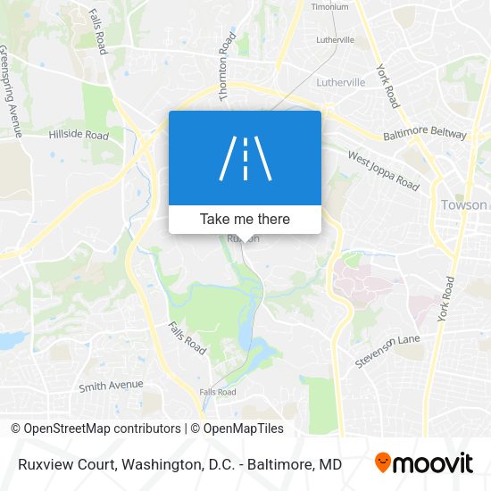 Ruxview Court map