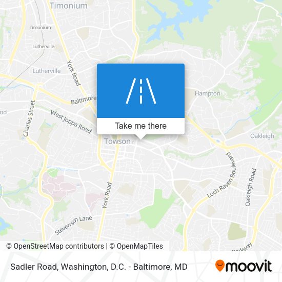 Sadler Road map