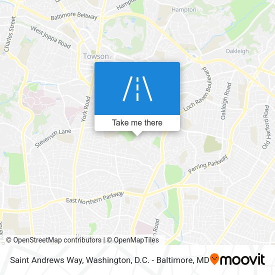 Saint Andrews Way map