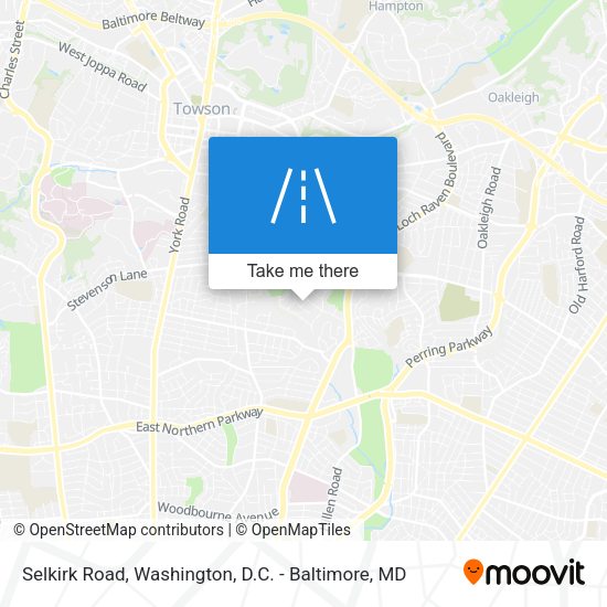 Mapa de Selkirk Road