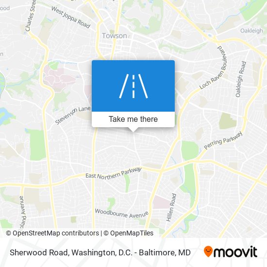 Sherwood Road map