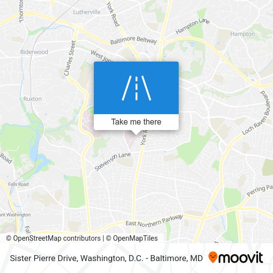 Sister Pierre Drive map