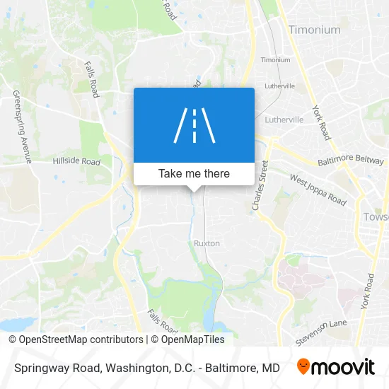 Springway Road map
