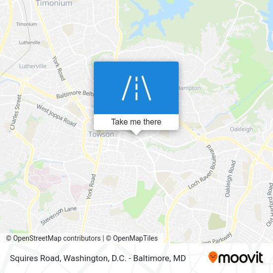 Mapa de Squires Road