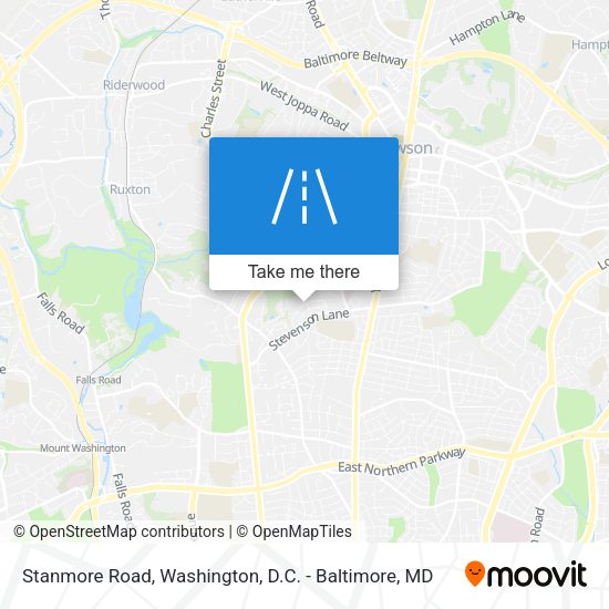 Stanmore Road map