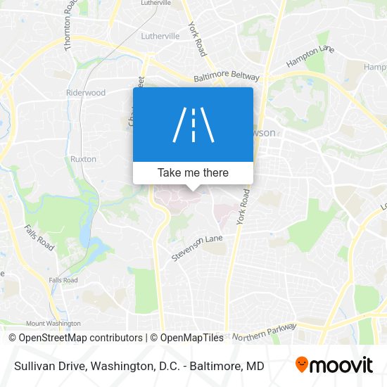Mapa de Sullivan Drive