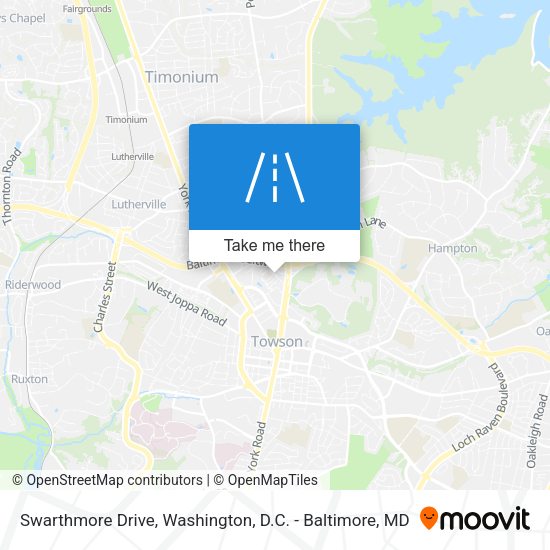 Mapa de Swarthmore Drive