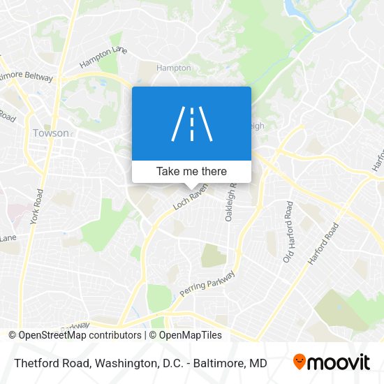 Mapa de Thetford Road