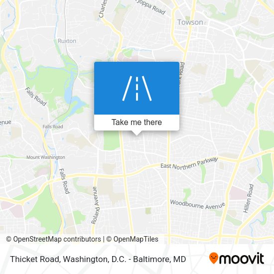 Thicket Road map