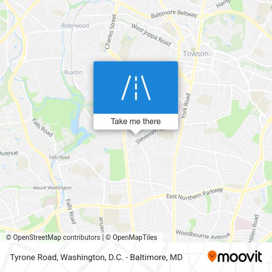 Tyrone Road map