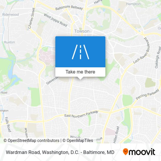 Wardman Road map