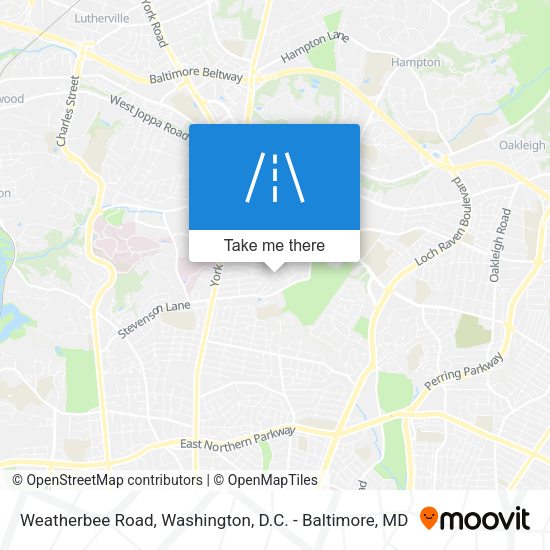 Mapa de Weatherbee Road