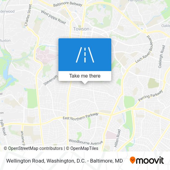 Mapa de Wellington Road