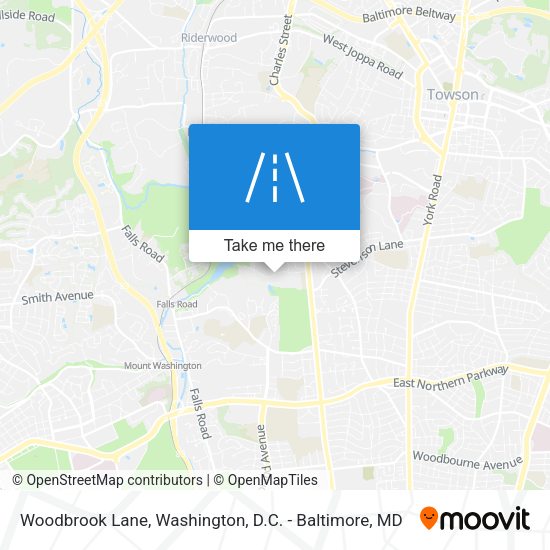 Woodbrook Lane map