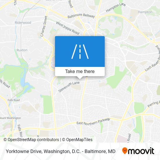 Yorktowne Drive map