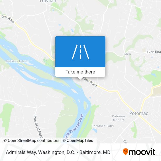 Admirals Way map