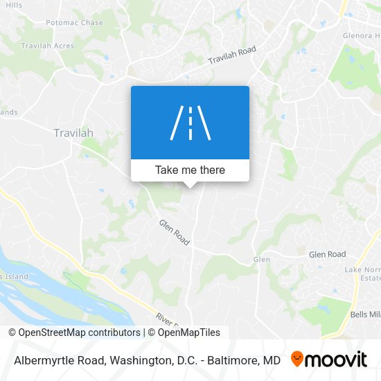 Albermyrtle Road map