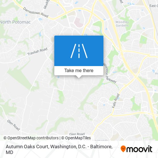 Autumn Oaks Court map