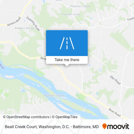 Beall Creek Court map