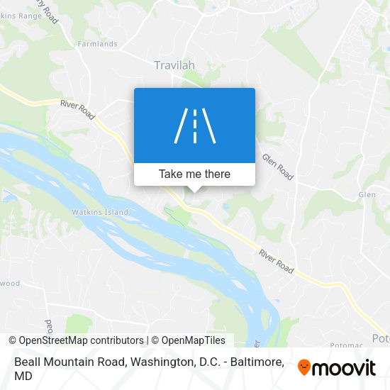 Mapa de Beall Mountain Road