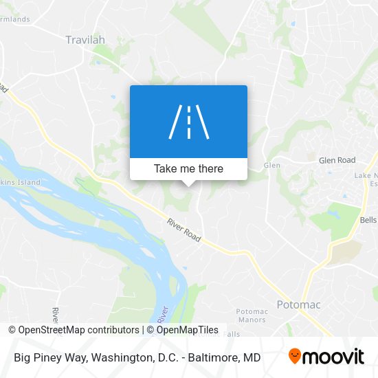 Big Piney Way map
