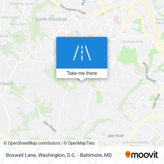Mapa de Boswell Lane