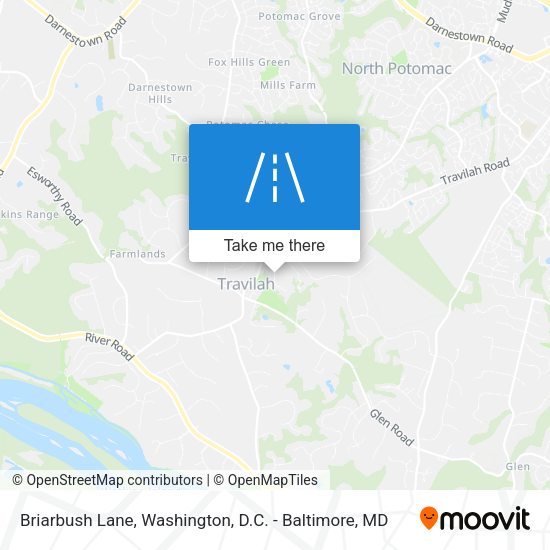 Briarbush Lane map