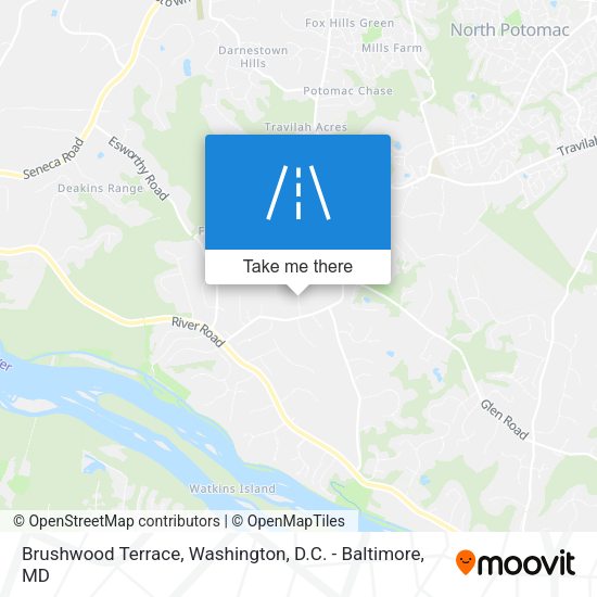 Brushwood Terrace map