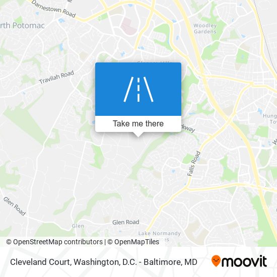Mapa de Cleveland Court