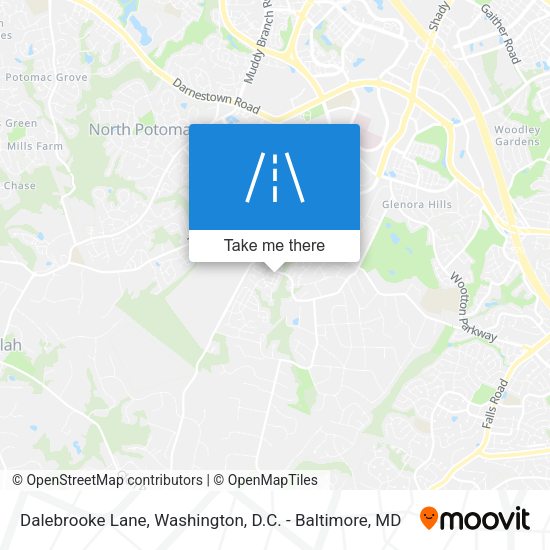 Mapa de Dalebrooke Lane