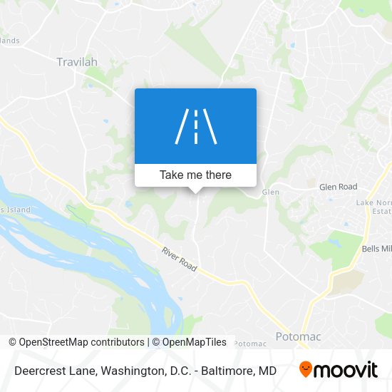Deercrest Lane map