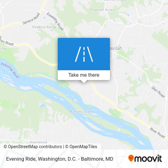 Evening Ride map