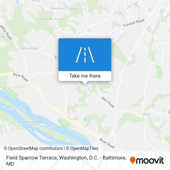 Field Sparrow Terrace map