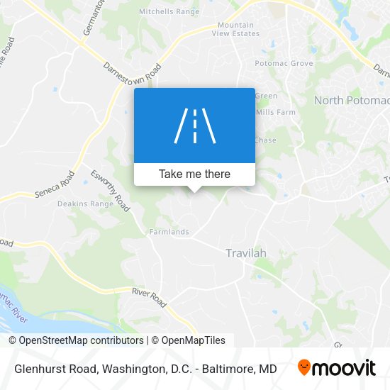Glenhurst Road map