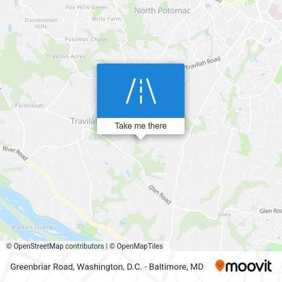 Mapa de Greenbriar Road