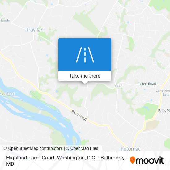 Mapa de Highland Farm Court