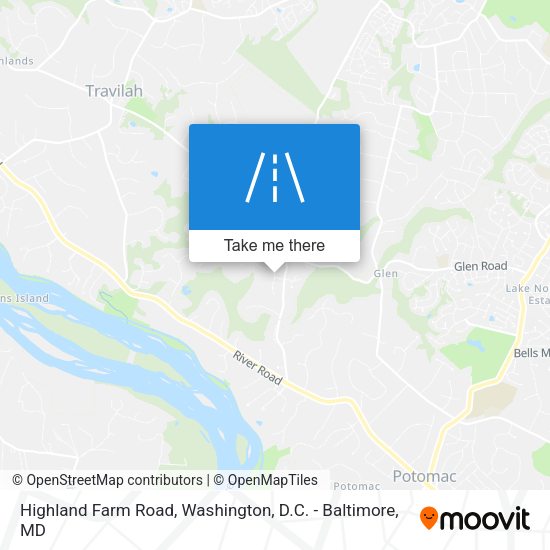 Highland Farm Road map