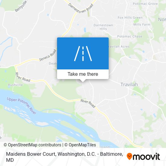 Maidens Bower Court map