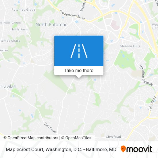 Mapa de Maplecrest Court