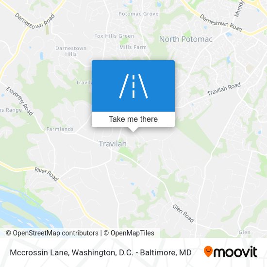Mccrossin Lane map